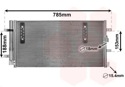 Handler.Part Condenser, air conditioning VAN WEZEL 03005297 1