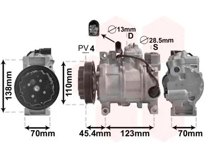 Handler.Part Compressor, air conditioning VAN WEZEL 0300K261 1