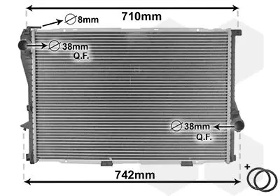 Handler.Part Radiator, engine cooling VAN WEZEL 06002235 1