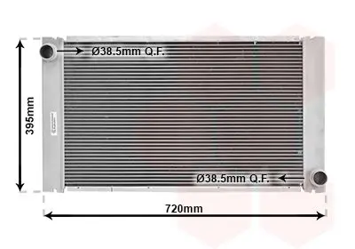 Handler.Part Radiator, engine cooling VAN WEZEL 06002287 1