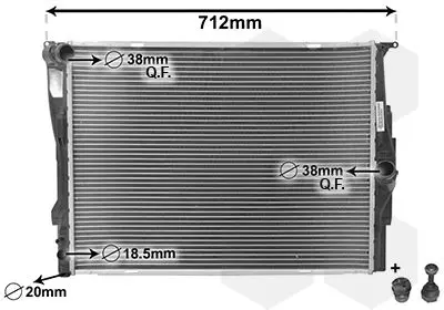 Handler.Part Radiator, engine cooling VAN WEZEL 06002291 1