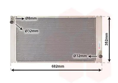 Handler.Part Radiator, engine cooling VAN WEZEL 06002333 1