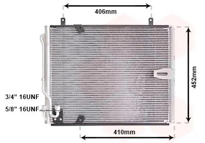 Handler.Part Condenser, air conditioning VAN WEZEL 06005183 1