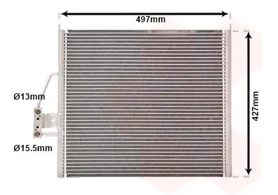 Handler.Part Condenser, air conditioning VAN WEZEL 06005213 1