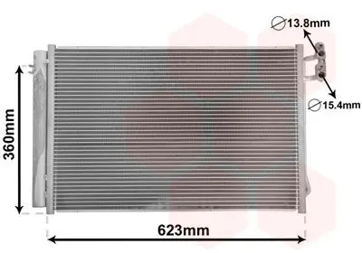 Handler.Part Condenser, air conditioning VAN WEZEL 06005295 1