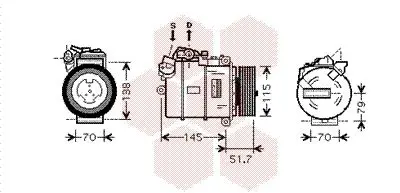 Handler.Part Compressor, air conditioning VAN WEZEL 0600K329 1