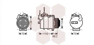 Handler.Part Compressor, air conditioning VAN WEZEL 0600K386 1