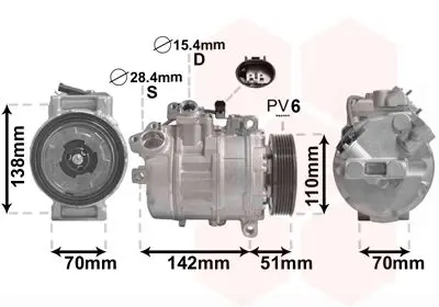 Handler.Part Compressor, air conditioning VAN WEZEL 0600K417 1