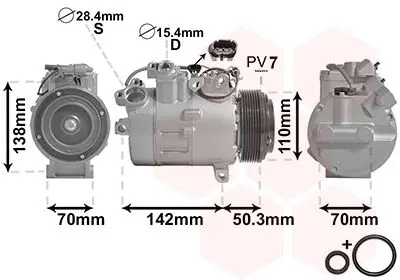 Handler.Part Compressor, air conditioning VAN WEZEL 0600K428 1