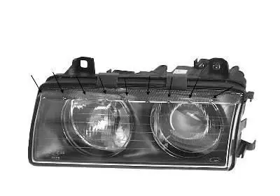 Handler.Part Headlight VAN WEZEL 0640963 1