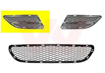 Handler.Part Ventilation grille, bumper VAN WEZEL 0667592 1