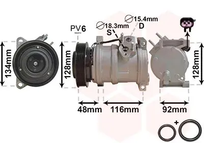 Handler.Part Compressor, air conditioning VAN WEZEL 0700K102 1