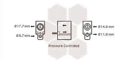 Handler.Part Expansion valve, air conditioning VAN WEZEL 09001220 1