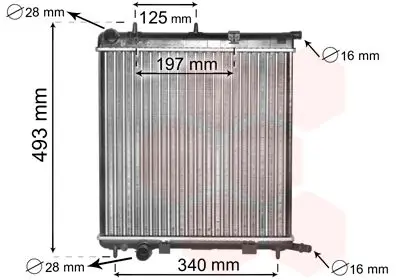 Handler.Part Radiator, engine cooling VAN WEZEL 09002188 1