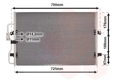 Handler.Part Condenser, air conditioning VAN WEZEL 09005093 1