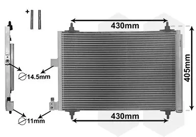 Handler.Part Condenser, air conditioning VAN WEZEL 09005173 1