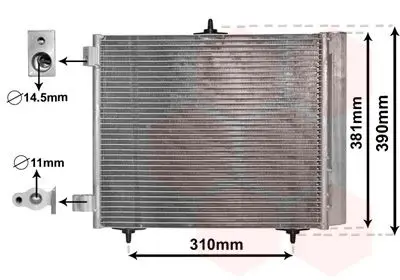 Handler.Part Condenser, air conditioning VAN WEZEL 09005205 1