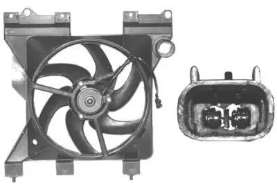 Handler.Part Fan, radiator VAN WEZEL 0956746 1