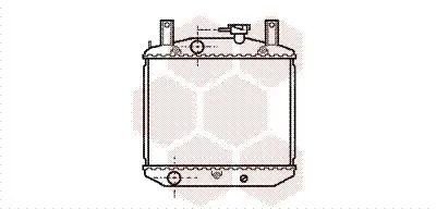 Handler.Part Radiator, engine cooling VAN WEZEL 11002008 1