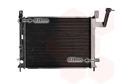 Handler.Part Radiator, engine cooling VAN WEZEL 13002046 1