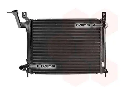 Handler.Part Radiator, engine cooling VAN WEZEL 13002081 1