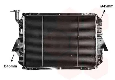 Handler.Part Radiator, engine cooling VAN WEZEL 13002088 1