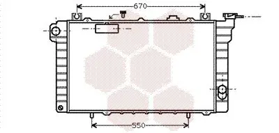 Handler.Part Radiator, engine cooling VAN WEZEL 13002113 1