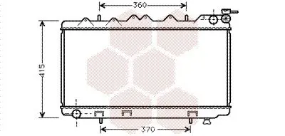 Handler.Part Radiator, engine cooling VAN WEZEL 13002135 1