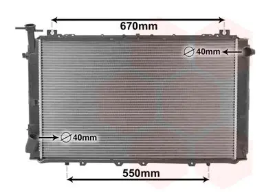 Handler.Part Radiator, engine cooling VAN WEZEL 13002150 1