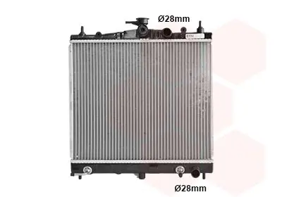 Handler.Part Radiator, engine cooling VAN WEZEL 13002211 1