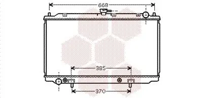 Handler.Part Radiator, engine cooling VAN WEZEL 13002222 1