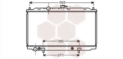 Handler.Part Radiator, engine cooling VAN WEZEL 13002223 1