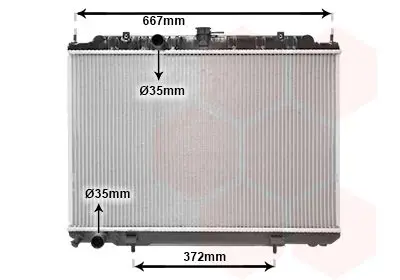 Handler.Part Radiator, engine cooling VAN WEZEL 13002238 1