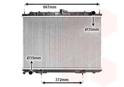 Handler.Part Radiator, engine cooling VAN WEZEL 13002241 1