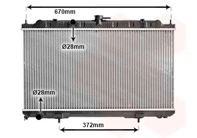 Handler.Part Radiator, engine cooling VAN WEZEL 13002245 1