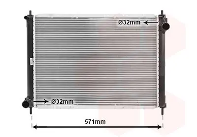 Handler.Part Radiator, engine cooling VAN WEZEL 13002250 1