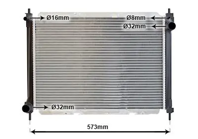 Handler.Part Radiator, engine cooling VAN WEZEL 13002261 1