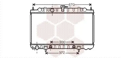 Handler.Part Radiator, engine cooling VAN WEZEL 13002289 1