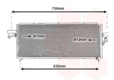 Handler.Part Condenser, air conditioning VAN WEZEL 13005164 1