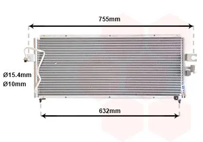 Handler.Part Condenser, air conditioning VAN WEZEL 13005183 1