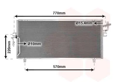 Handler.Part Condenser, air conditioning VAN WEZEL 13005193 1