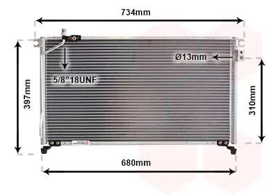 Handler.Part Condenser, air conditioning VAN WEZEL 13005202 1