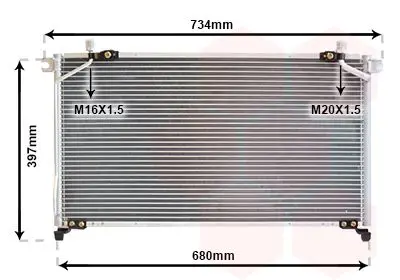 Handler.Part Condenser, air conditioning VAN WEZEL 13005213 1