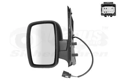 Handler.Part Outside mirror VAN WEZEL 1612807 1