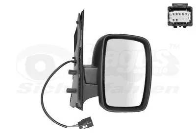 Handler.Part Outside mirror VAN WEZEL 1612808 1