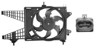 Handler.Part Fan, radiator VAN WEZEL 1622746 1