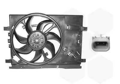 Handler.Part Fan, radiator VAN WEZEL 1624747 1