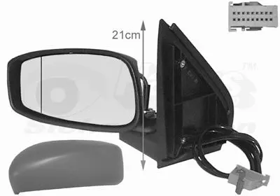 Handler.Part Outside mirror VAN WEZEL 1626817 1