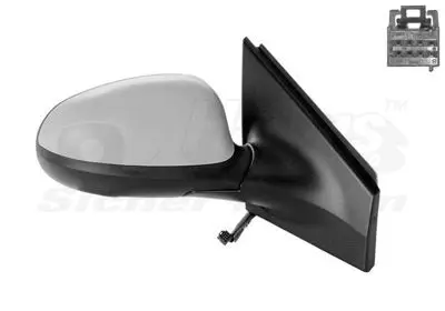 Handler.Part Outside mirror VAN WEZEL 1629817 1