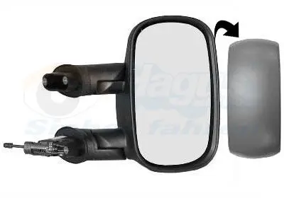 Handler.Part Outside mirror VAN WEZEL 1636804 1